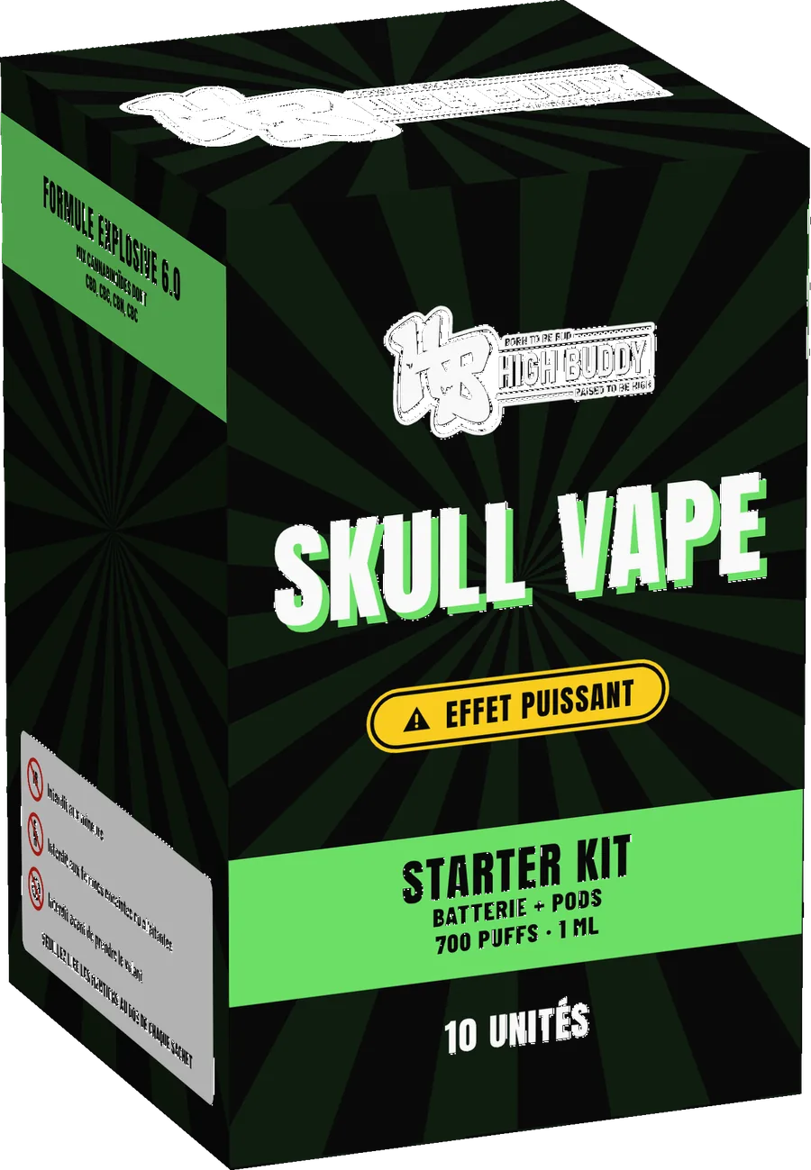 Boîte de 10 starter kits Skull Vape