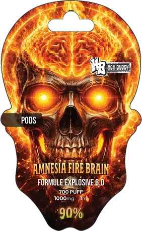 Recharge pod Skull Vape Amnesia Fire Brain