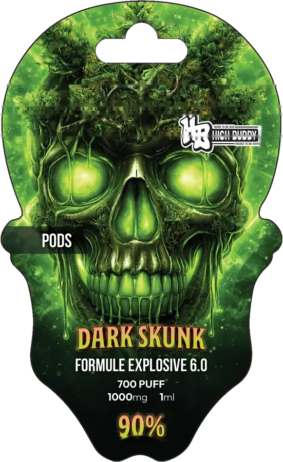 Skull Vape Dark Skunk, recharge pod 1 ml