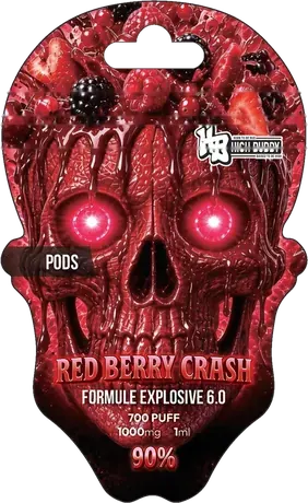 Recharge pod Skull Vape Red Berry Crash